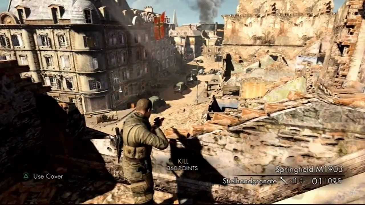 sniper elite v2 survive bombing run